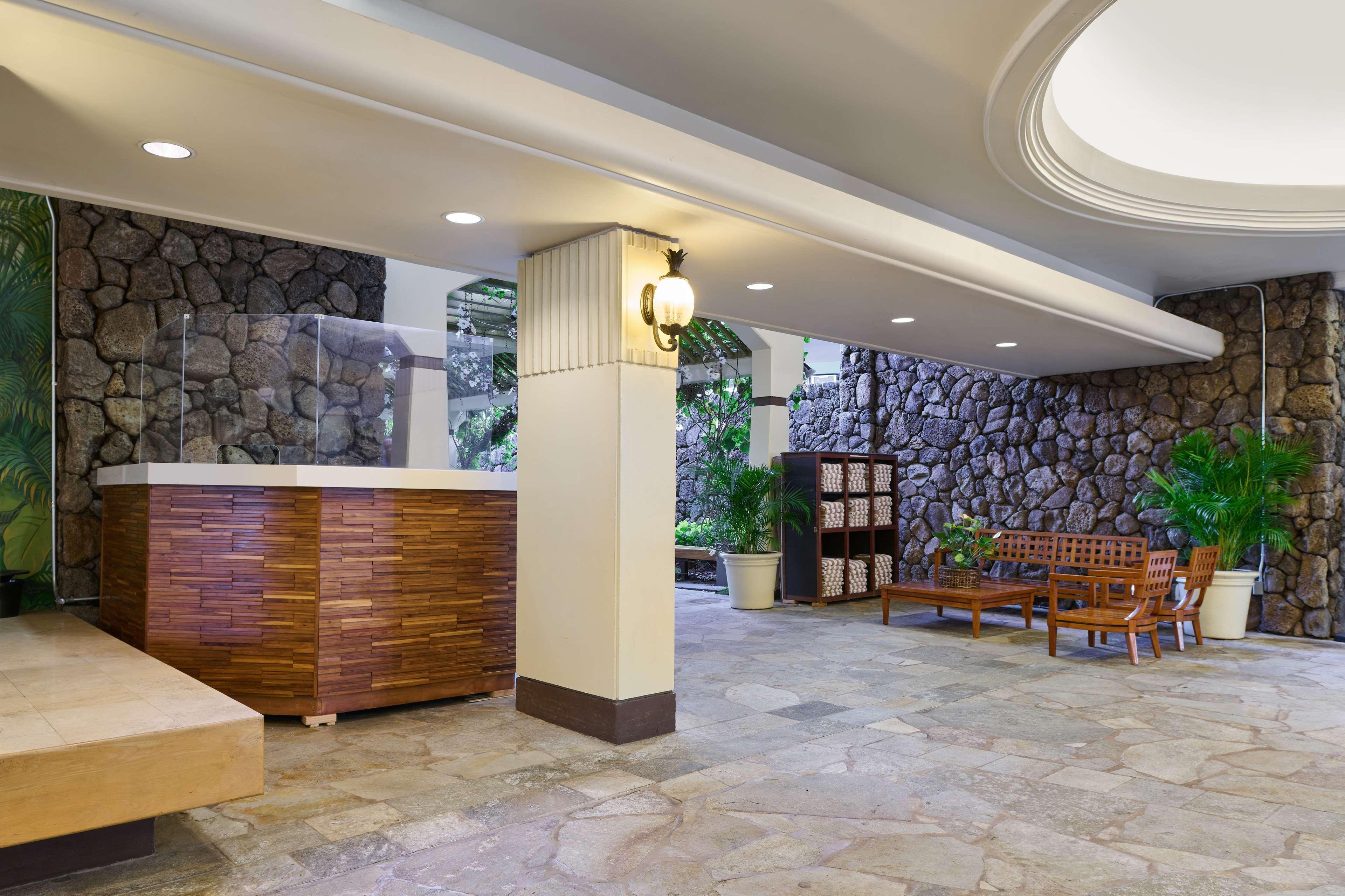 แอสตัน ไวกีกิ บีช ทาวเวอร์ Aparthotel โฮโนลูลู ภายนอก รูปภาพ Lobby