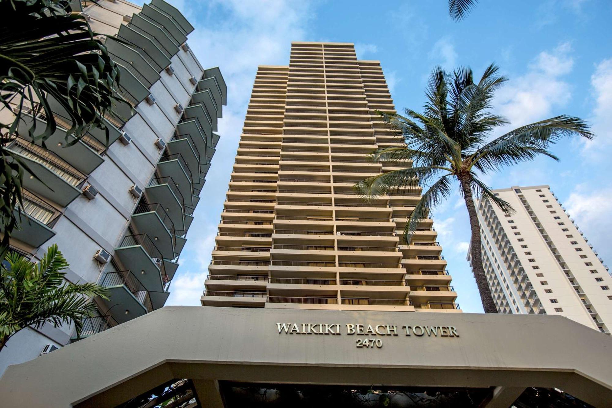 แอสตัน ไวกีกิ บีช ทาวเวอร์ Aparthotel โฮโนลูลู ภายนอก รูปภาพ Waikiki Beach Tower
