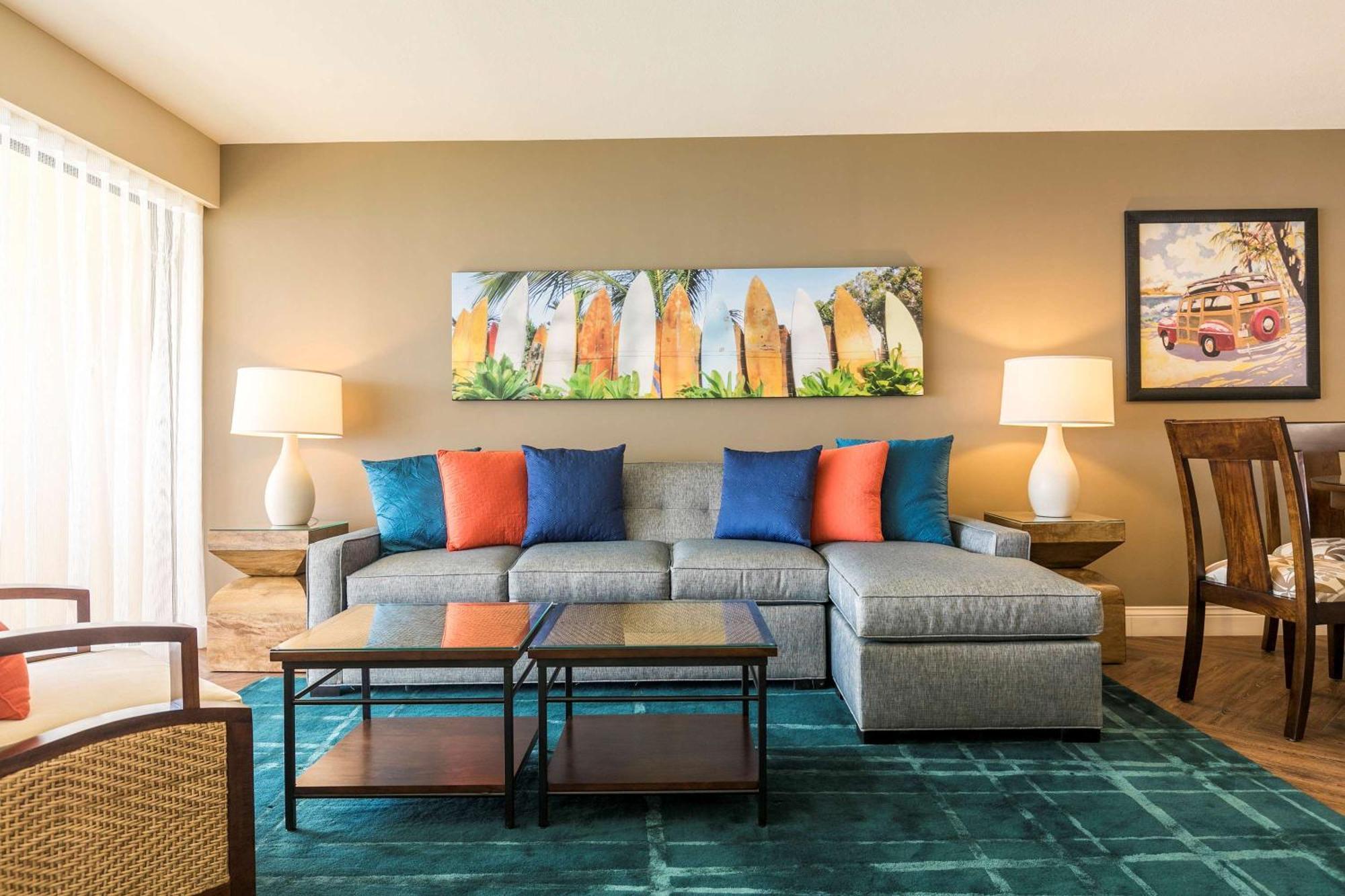 แอสตัน ไวกีกิ บีช ทาวเวอร์ Aparthotel โฮโนลูลู ภายนอก รูปภาพ Living room