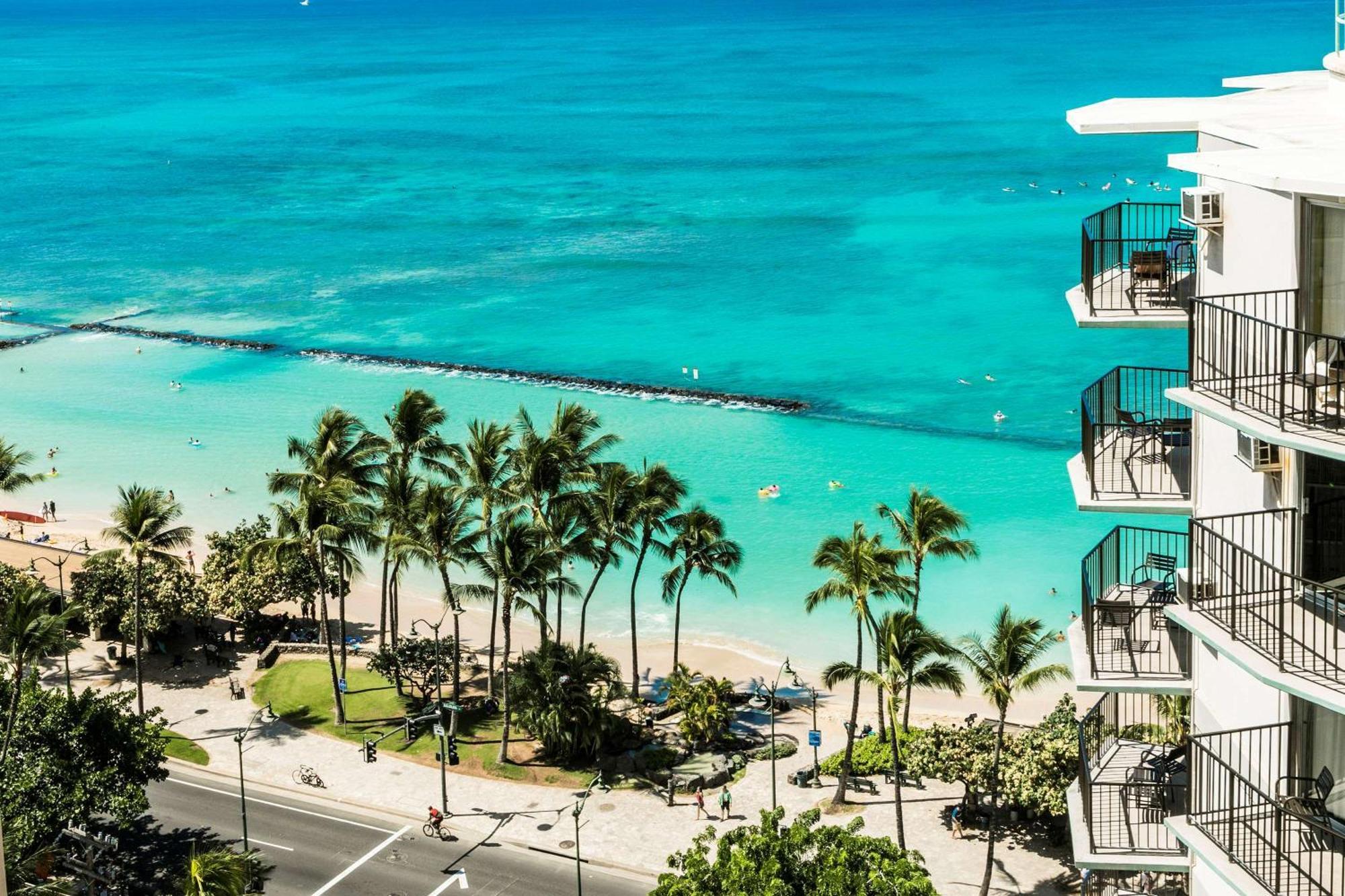 แอสตัน ไวกีกิ บีช ทาวเวอร์ Aparthotel โฮโนลูลู ภายนอก รูปภาพ Waikiki Beach